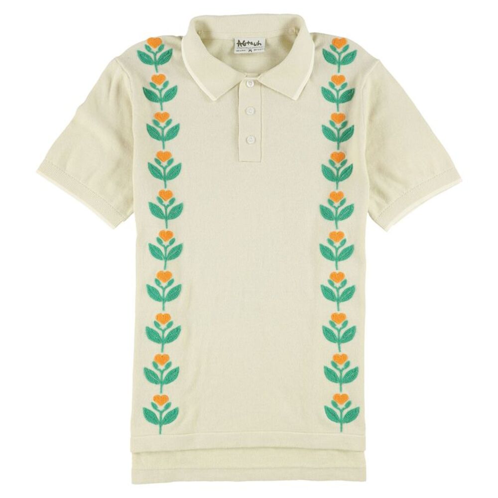 AGtawh Mens Crochet Polo Shirt, NWT